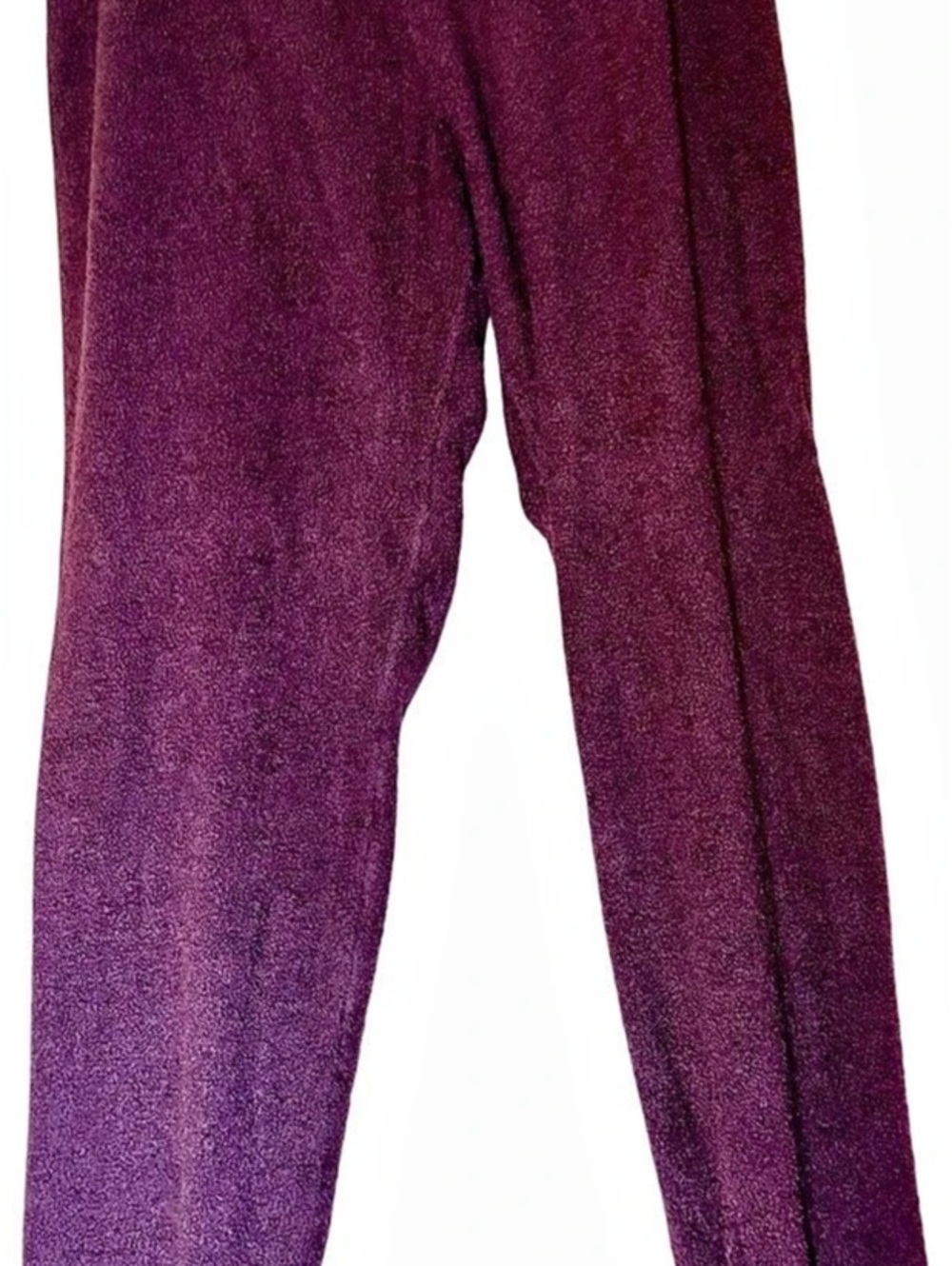 BAREFOOT DREAMS CozyChic Lite Drawstring Jogger Pants. Maroon. Size 1X Regular.